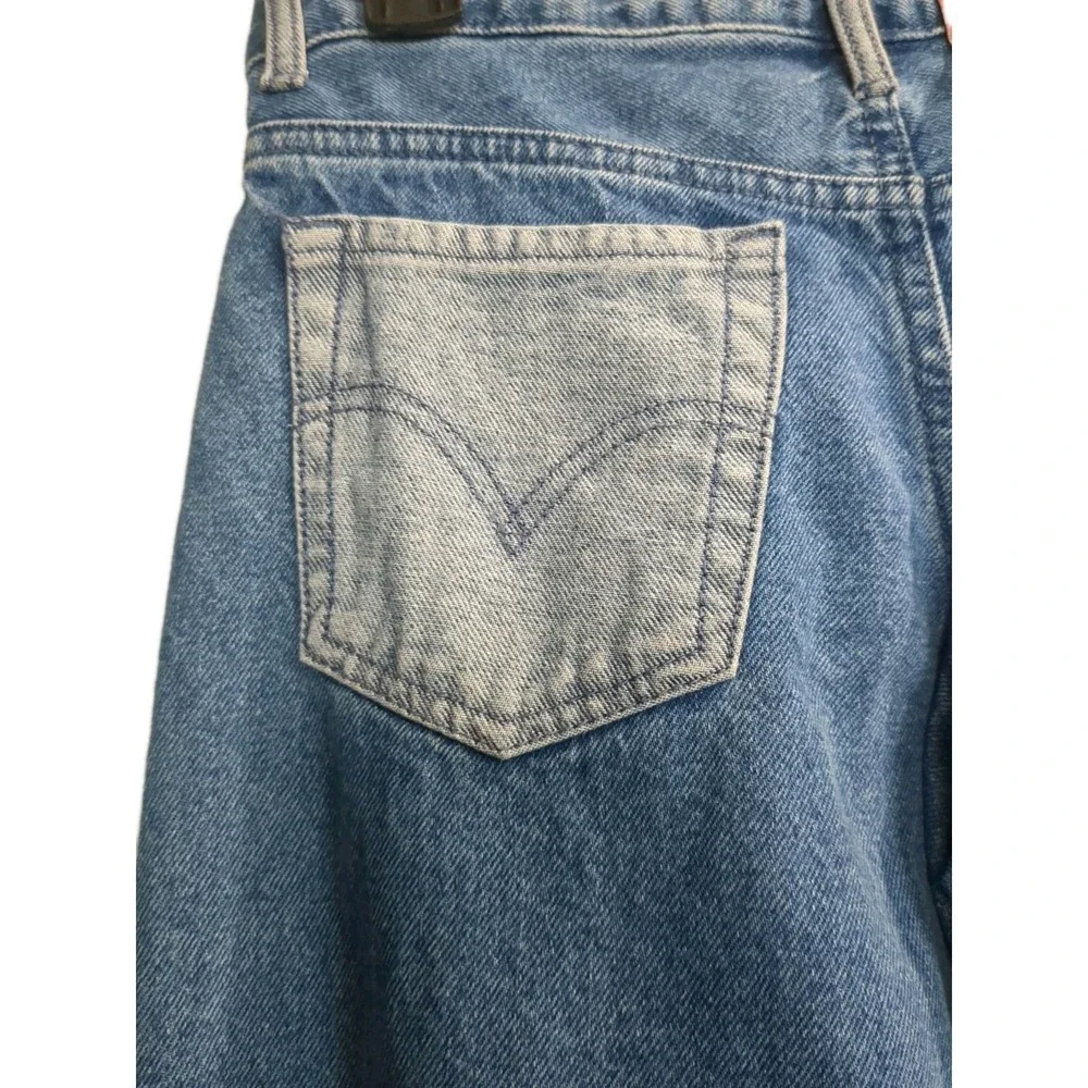 NWT Levi's '94 Baggy Wide Leg Jeans Girls Size 12 Reg Blue  Inside Out Adj Waist